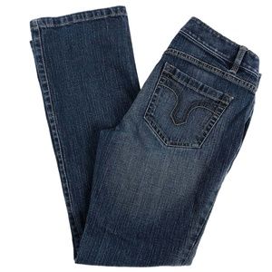 LOFT Curvy Fit Boot Cut Jeans